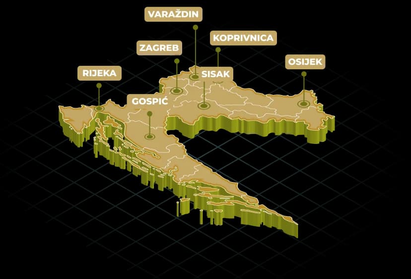 Karta pokrivenosti — Zagreb i okolica